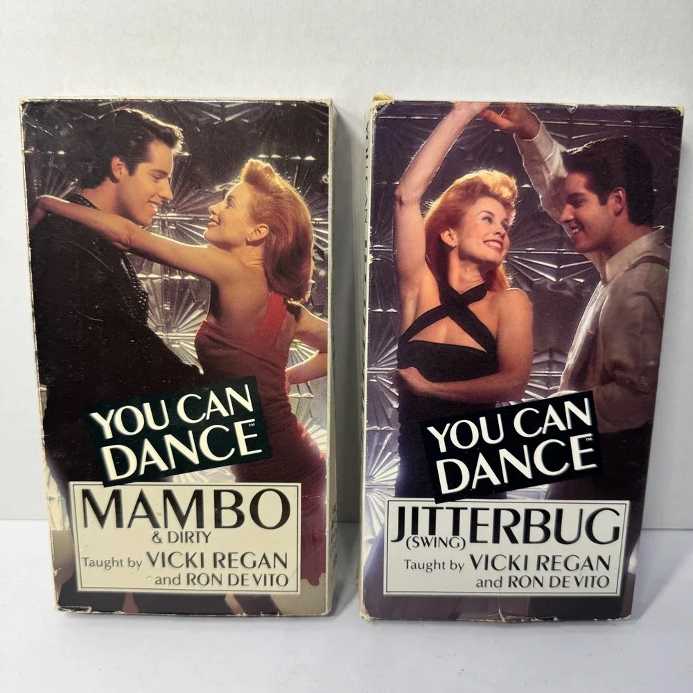 You Can Dance Mambo & Jitterbug‎ Swing Vintage VHS 1989 Vicki Regan Ron DeVito